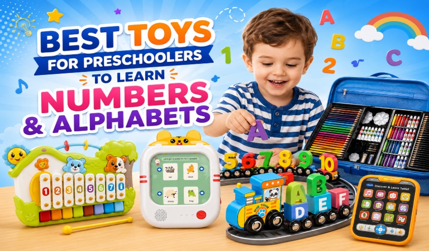 Best Toys for Preschoolers to Learn Numbers and Alphabets
