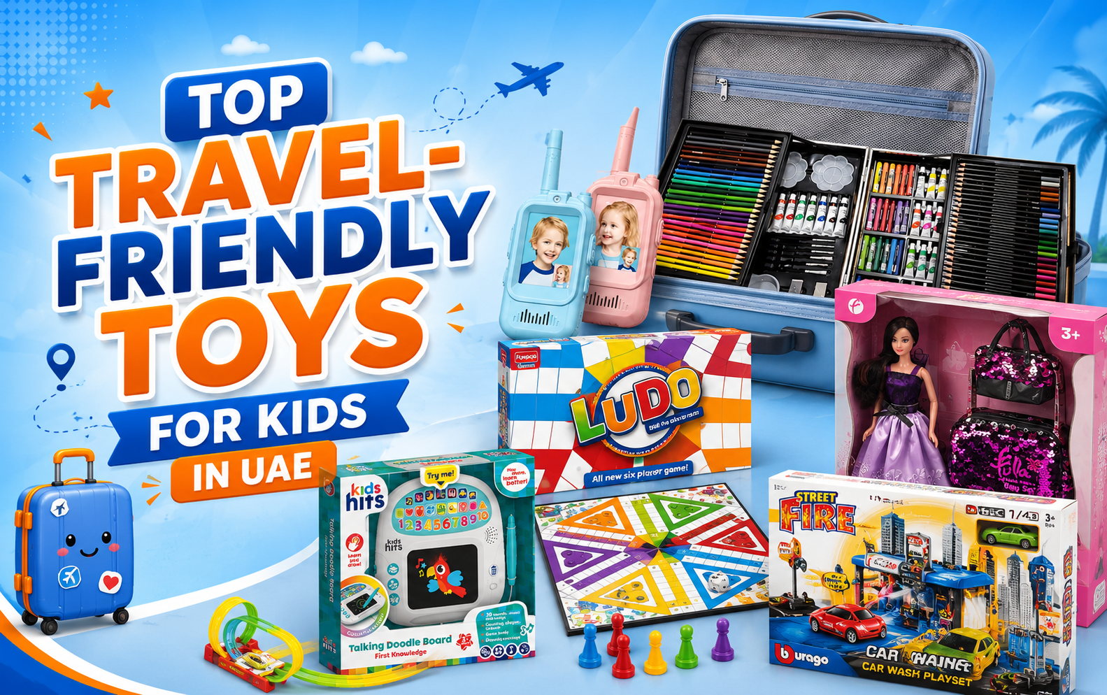 Top Travel-Friendly Toys for Kids in UAE