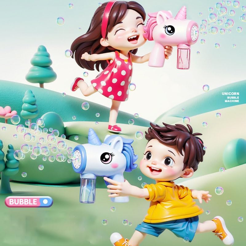 B/O BUBBBLE GUN, W/LIGHT, W/BOX