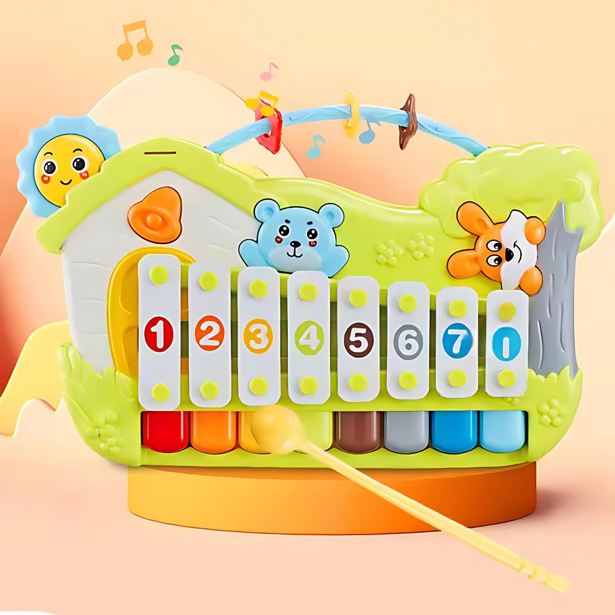 Youleen - 2-In-1 Music Forest Piano And Xylophone