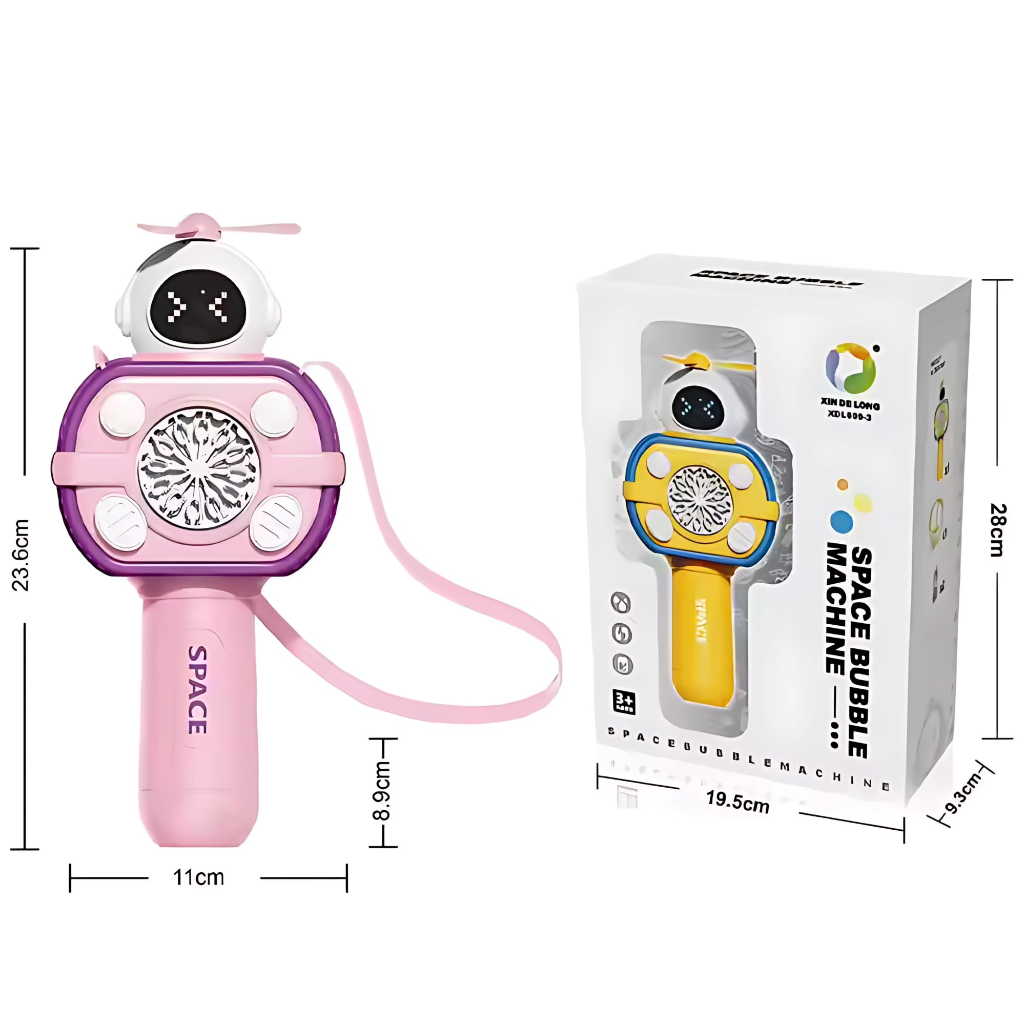 BUBBLE STICK ,W/LIGHT,W/OUT4*AA,W.BX