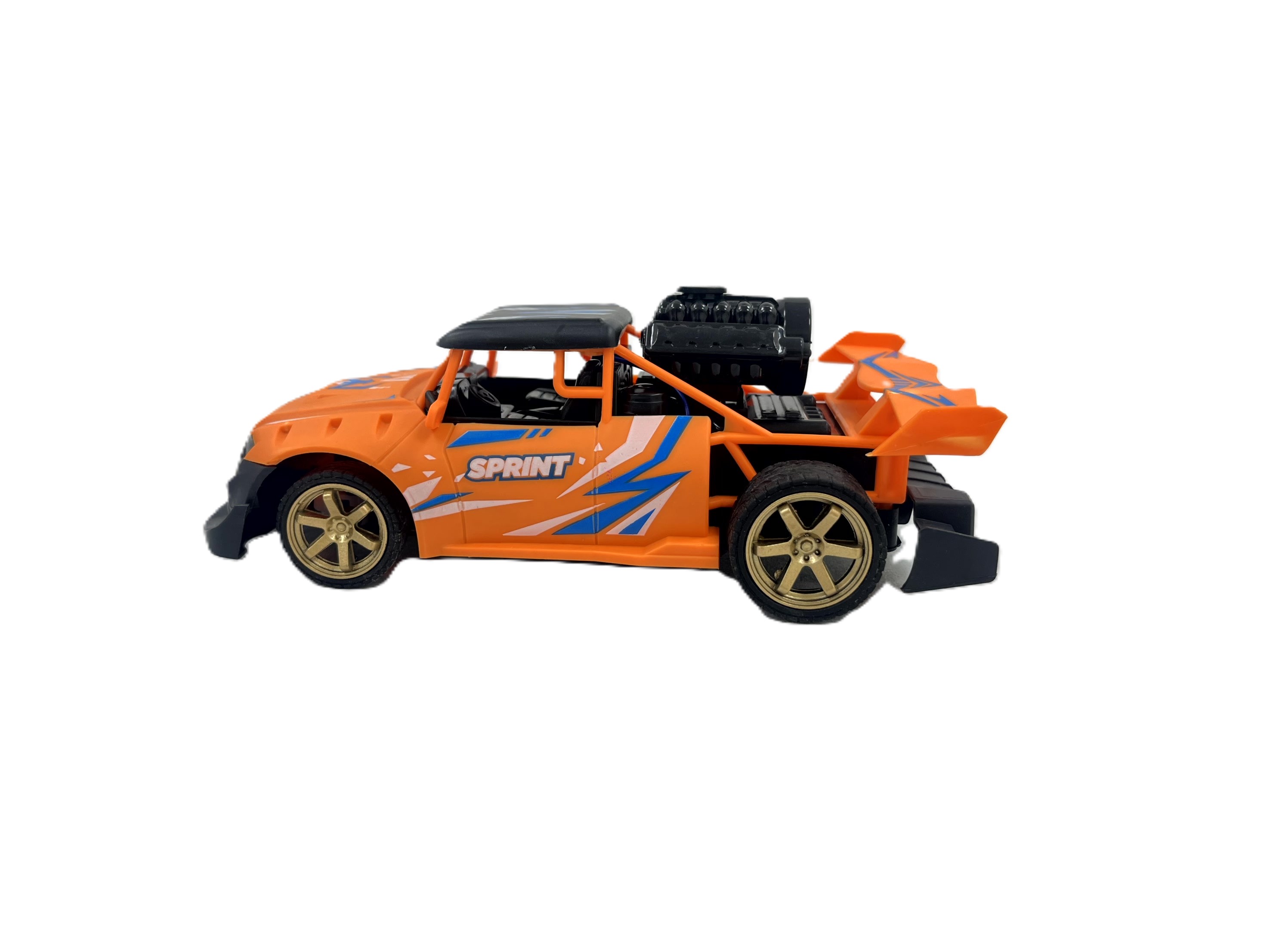 D-Power 1:18 R/C 4WD 27Mhz Spray Runner Car Remote Control Sand Monster Four Wheel Drive Rock Climber High-Speed – Orange | Ages 6+ up