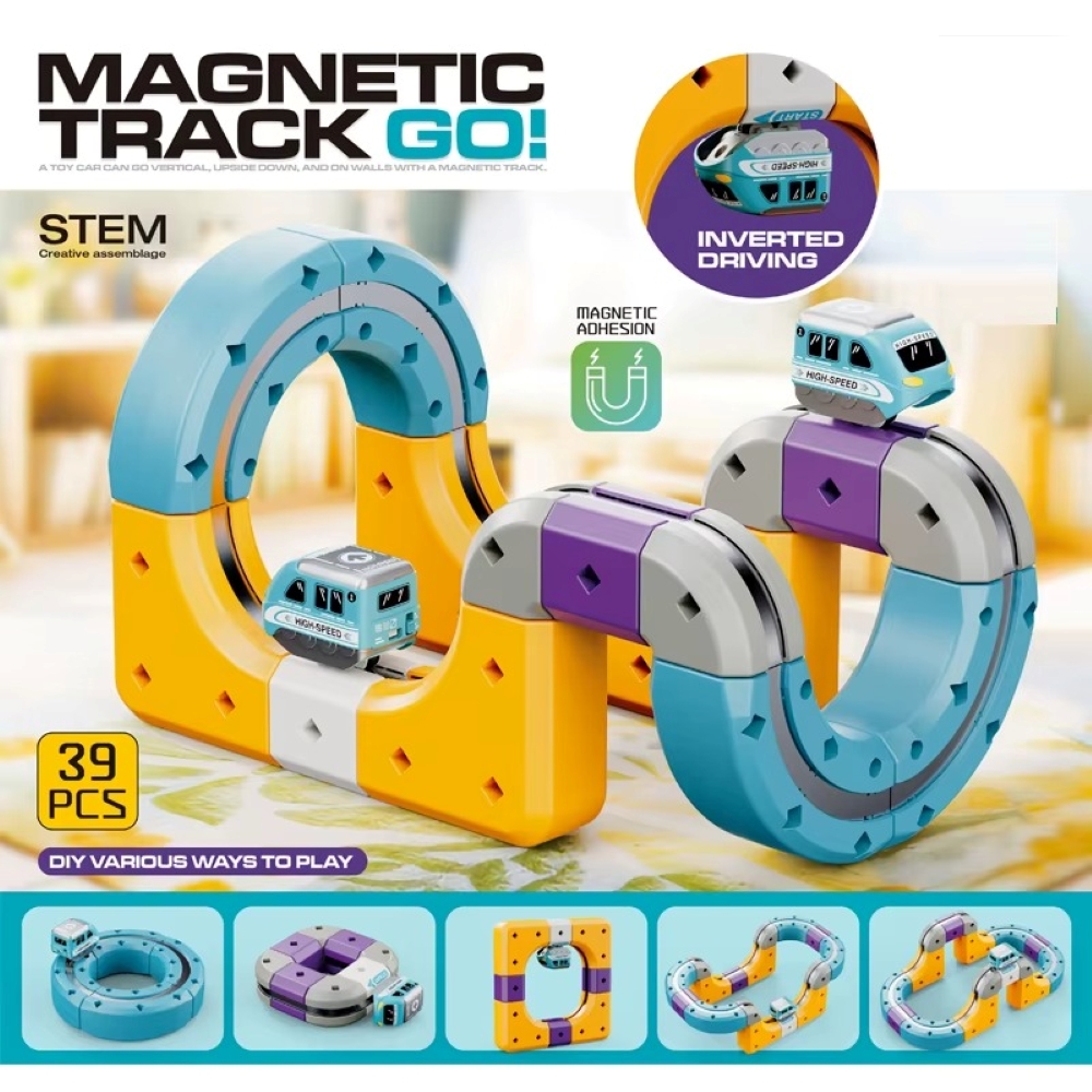 MAGNETIC TRACK,54PCS W/3.7V 120MAH LI BATTERY+TYPE-C LINE P.BX