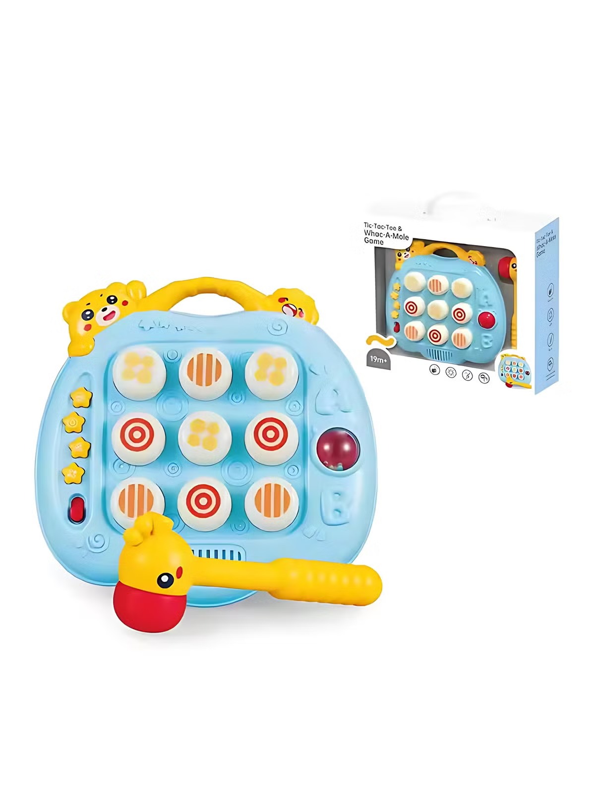 Youleen - 2-In-1 Interactive Whac-A-Mole And Tic-Tac-Toe