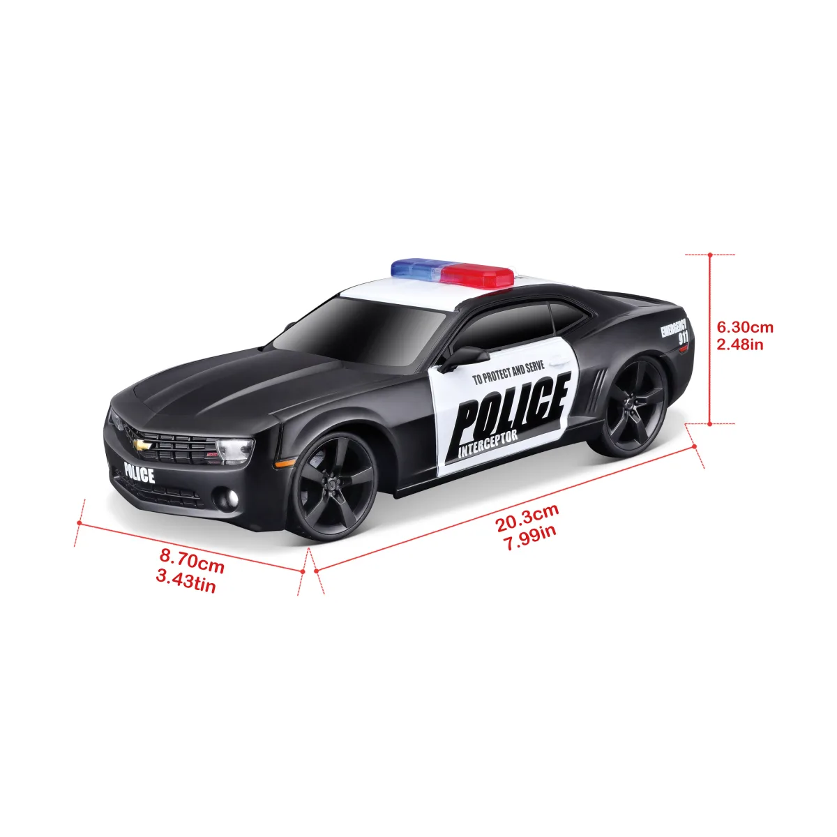 1:24 MotoSounds - 2010 Chevrolet Camaro SS (Police) (incl 2 AA batteries)