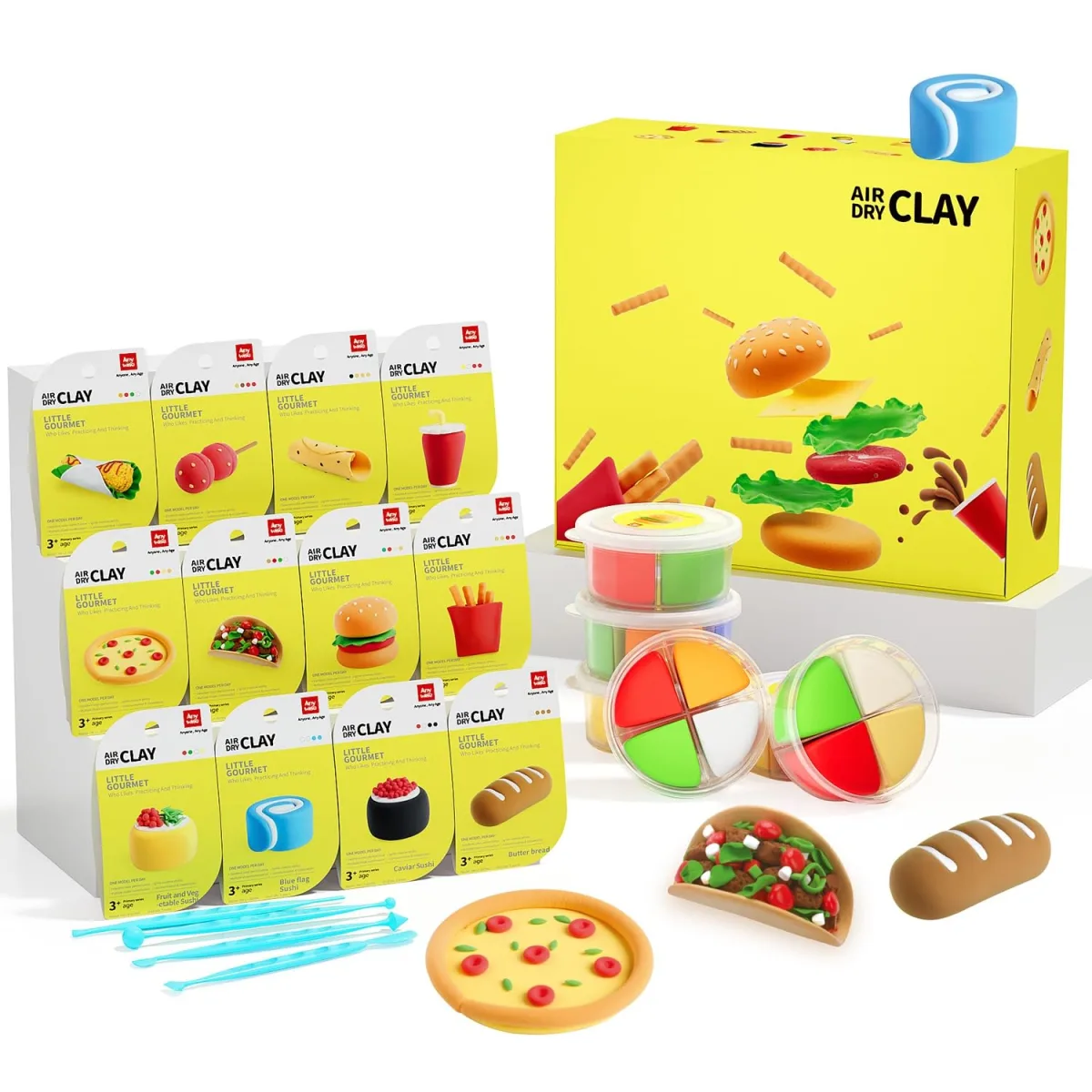 Air Dry Clay- Fast Food