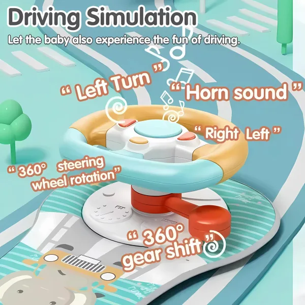 BABY TOY W/ LIGHT &MUSIC, W/ 3*AA, W.BX
